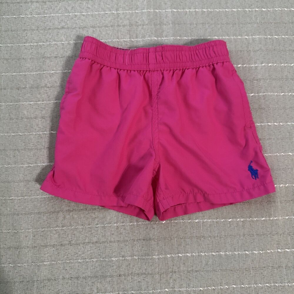 Ralph Lauren Baby Girls Hot Pink Shorts Size 12M Great Condition